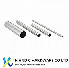 Chrome Steel Wardrobe Round Tube