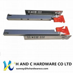 Push to Opening Soft Close Ball Bearing Drawer Slides China Factory