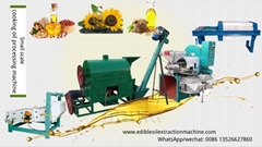 Automatic soybean oil processing machine