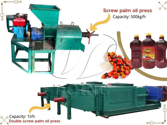 1-10tpd mini palm oil processing machine