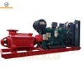 Horizontal Multistage Diesel Engine Booster Clear Water Pump 2