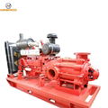 Horizontal Multistage Diesel Engine Booster Clear Water Pump 5