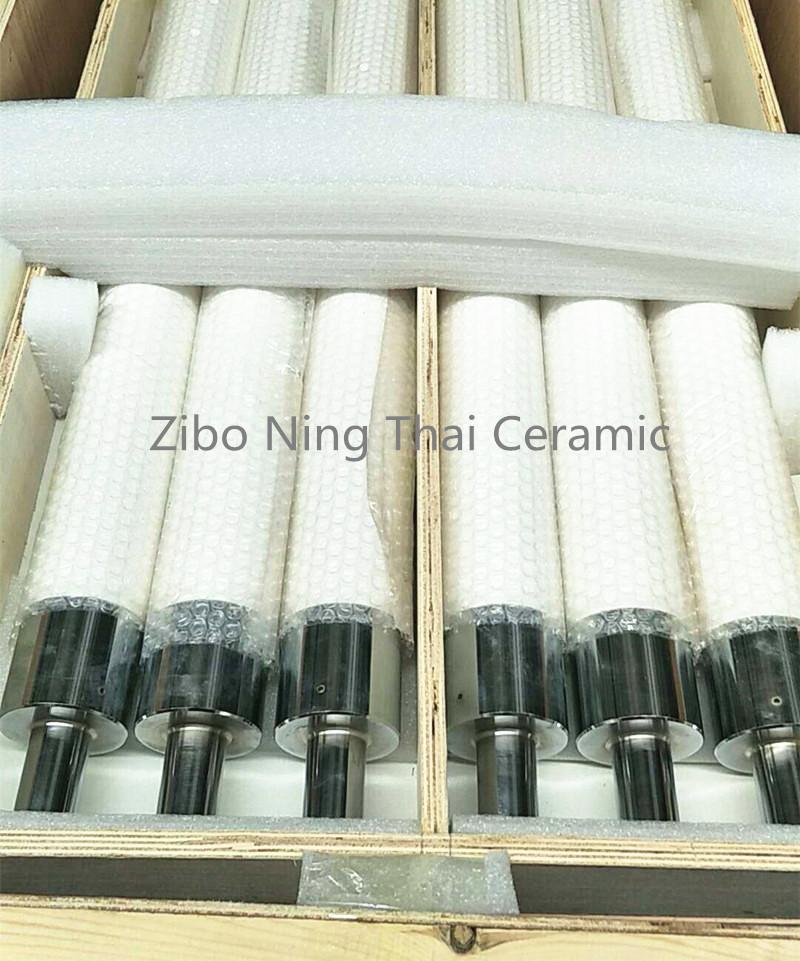 Fused Silica Quartz Ceramic Roller for Glass Tempering Furnace NT