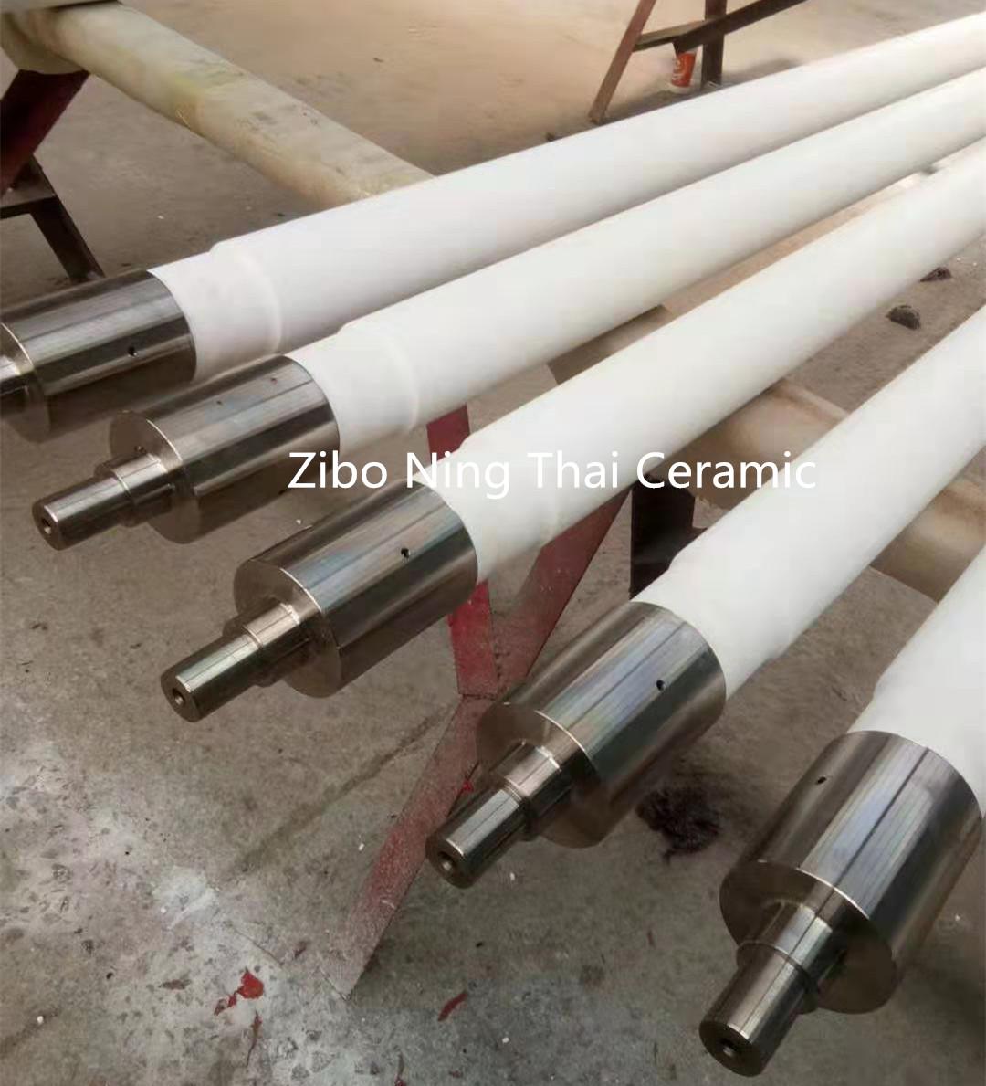 Quartz Fused Silica Ceramic Roller for Transporting in Tempered Glass