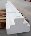 Fused Silica Flat Arches for Float Glass
