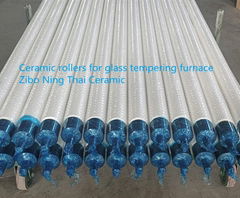 Ceramic Roller Used In Toughened Glass Processing Machine