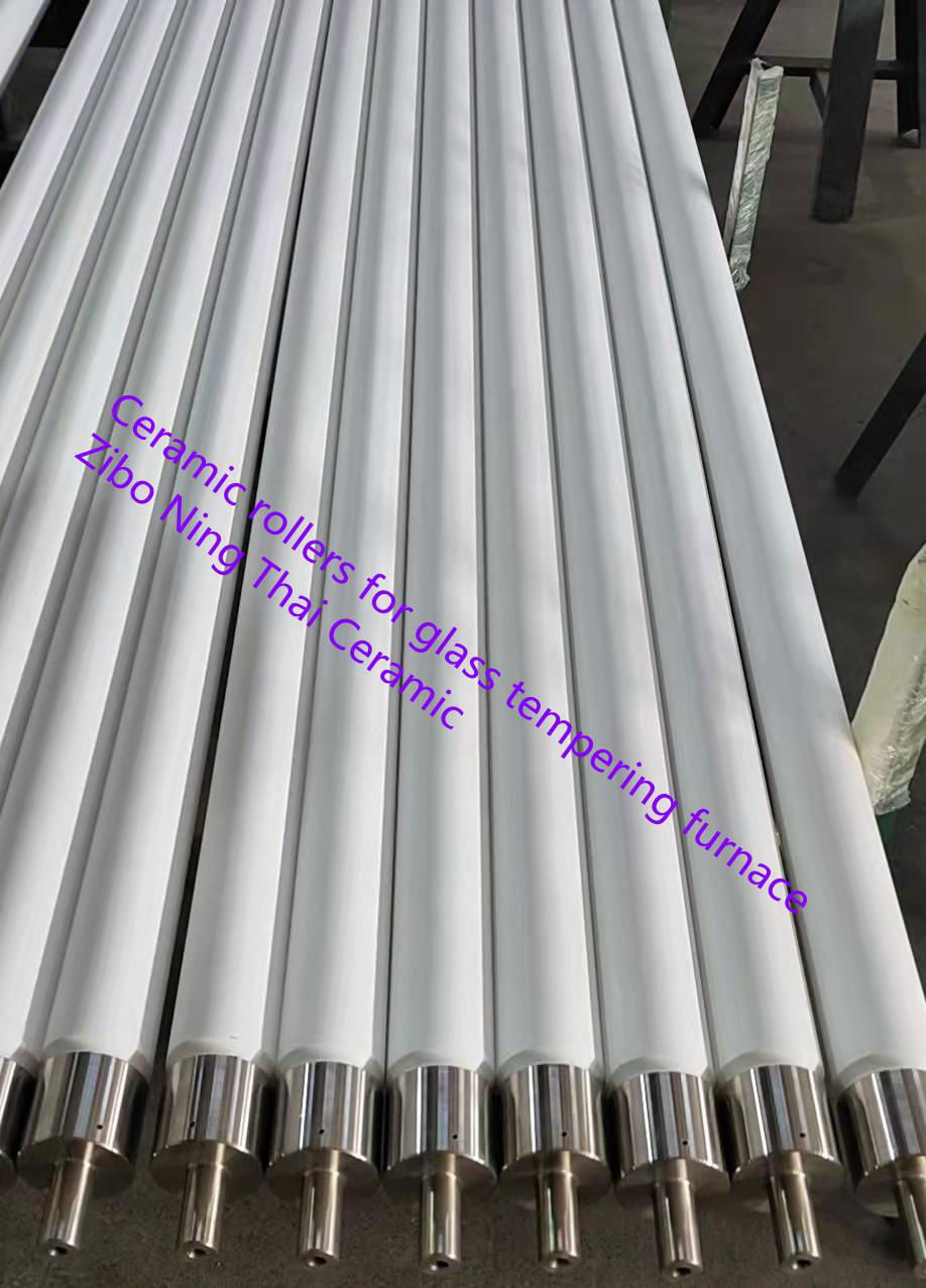 Fused Silica Ceramic Roller Used In Glass Tempering Furnace 2