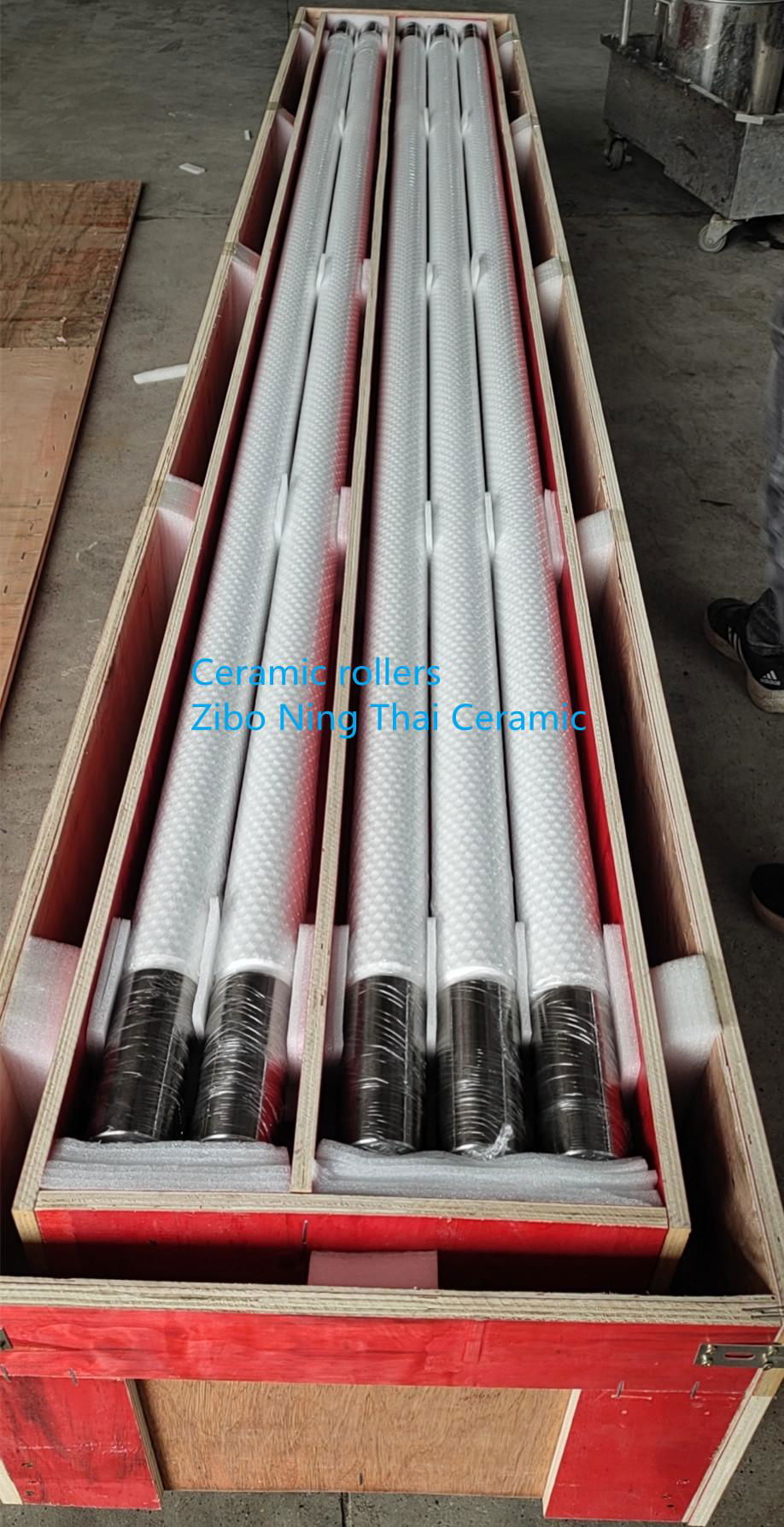 Fused Silica Roller Used in Auto Sheet Metal Production Line 2