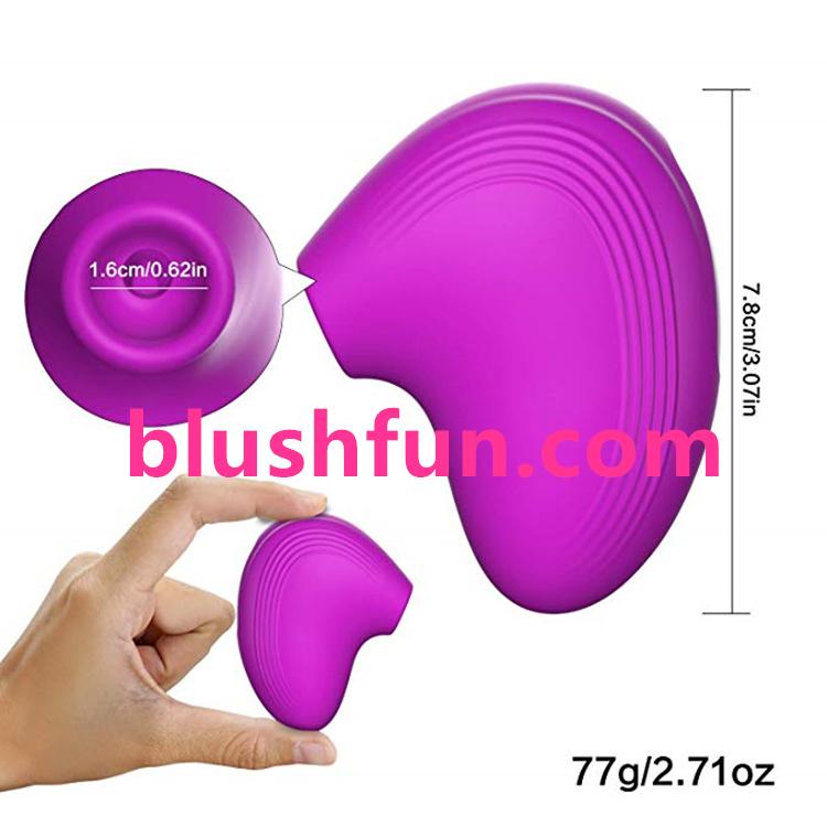 Blushfun Sucking Masager for Women - Medical Silicone Vibrator USB Rechargeable 2