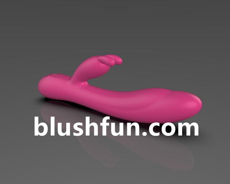 Blusfun silicone rechargeable g-spot rabbit vibrator for adult women vagina toys