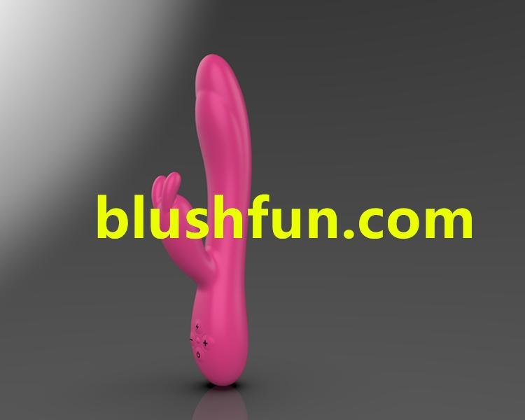 Blusfun silicone rechargeable g-spot rabbit vibrator for adult women vagina toys 2