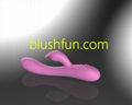 Blushfun woman sex toy electric heating vibrator Gspot Rabbit Vibrator for women 3