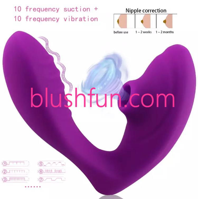 Blushfun Noiseless Vibrating Sucker Sex Toy Vagina Simulator Multi Speed 2