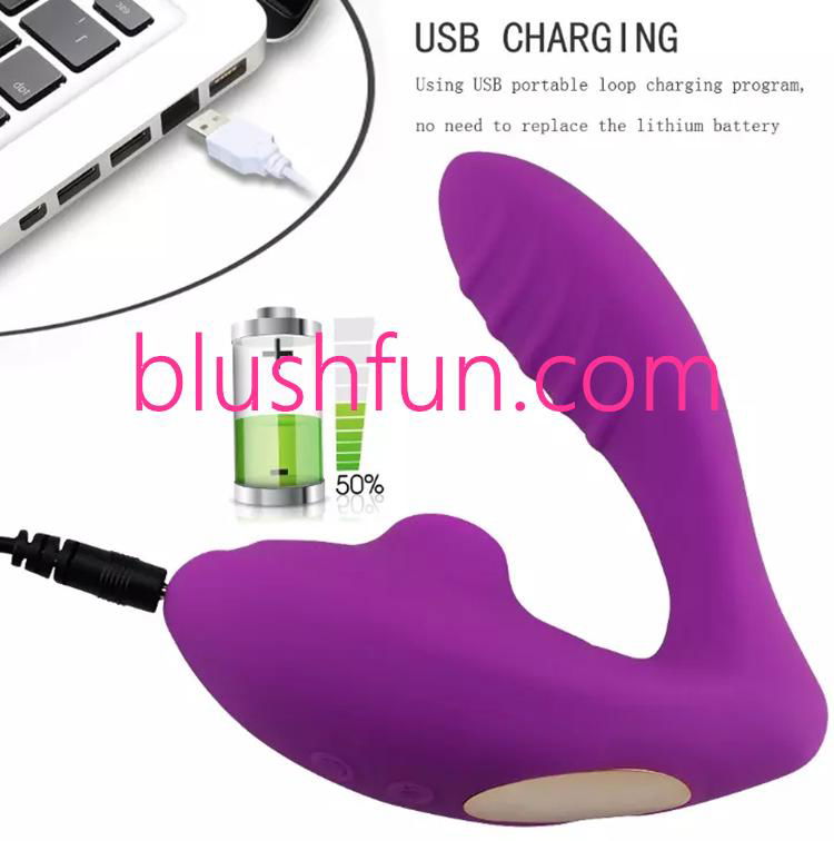 Blushfun Noiseless Vibrating Sucker Sex Toy Vagina Simulator Multi Speed 3