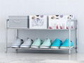 stainless steel shoe rack