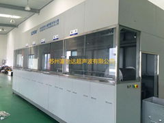 Automatic multi-tank ultrasonic precision cleaning equipment 