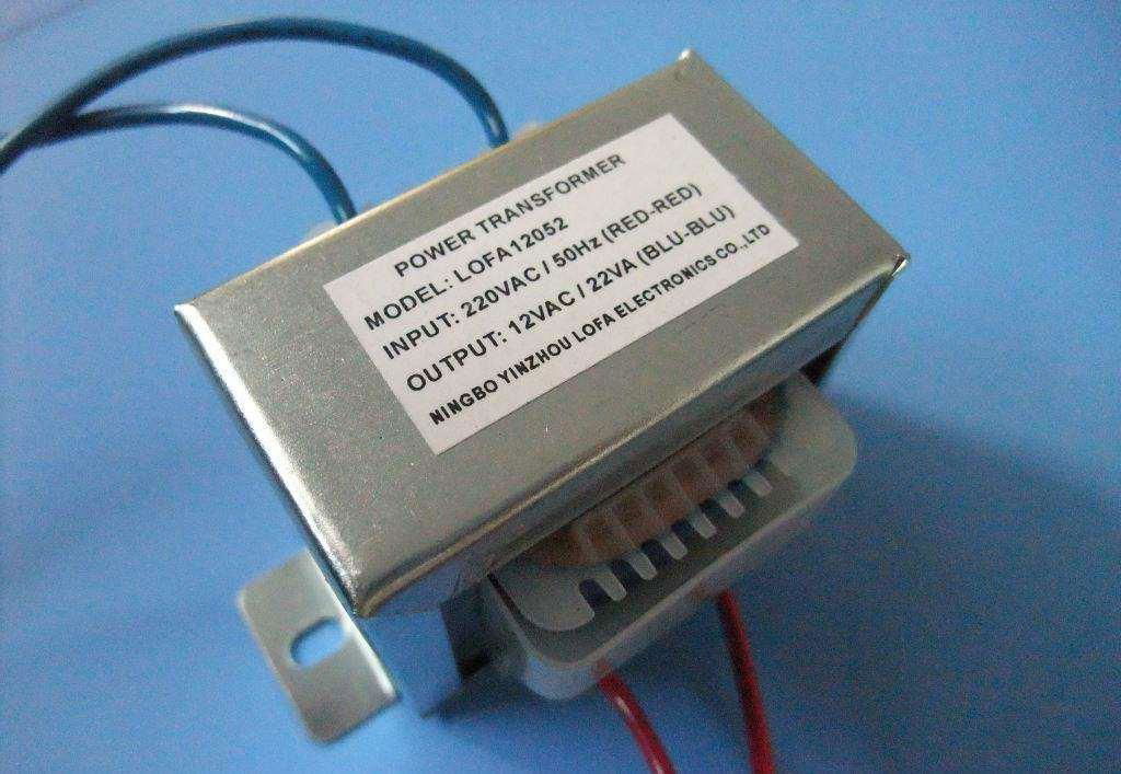 220V to 12V Ei Current Transformer Appliance Electric Transformer 5