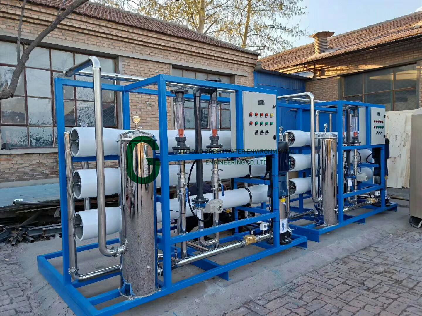 5tph Boiler Feeding Water Treatment Equipment with RO System QDBW120