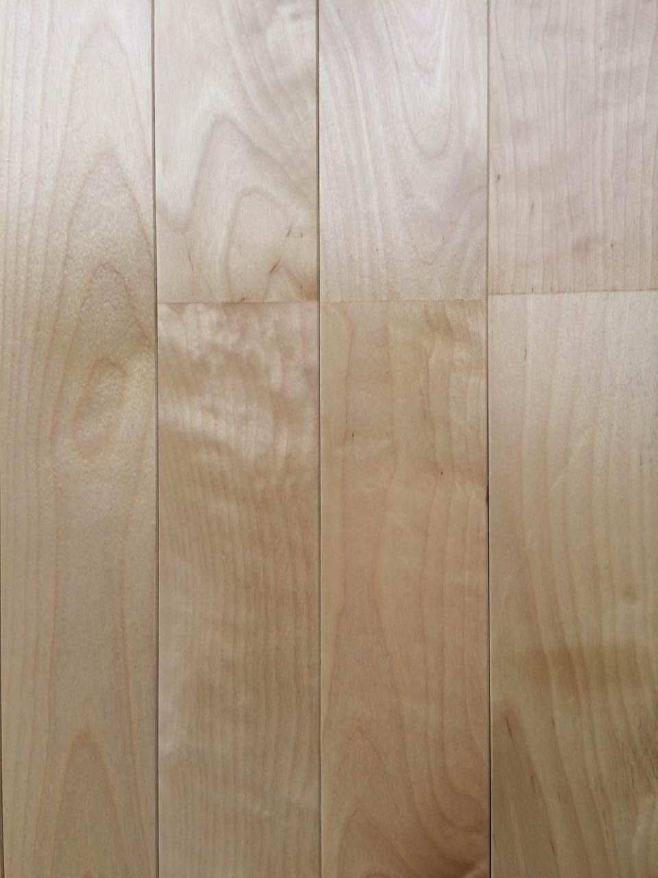 枫桦木面板运动木地板 1