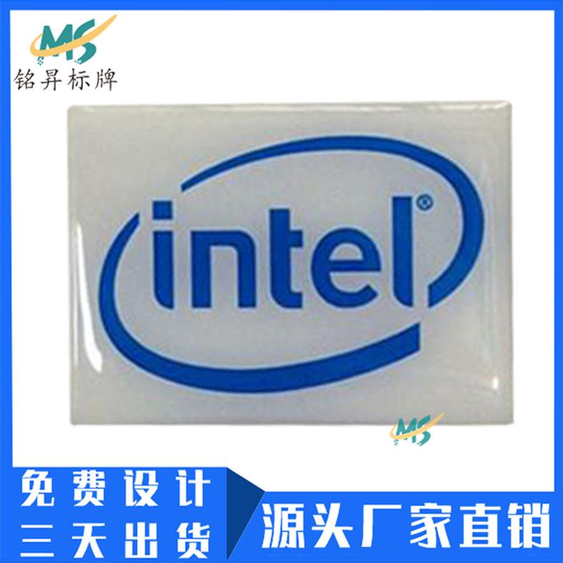 工廠定製冰箱水晶滴膠貼紙 電器水晶滴塑標彩印PVC滴膠商標貼 5