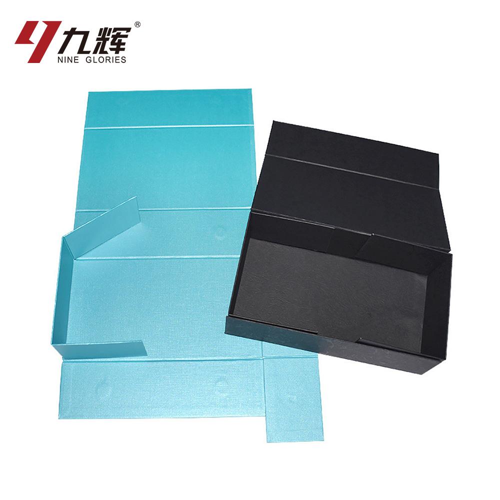  Wholesale Color Foldable Clamshell Magnetic Gift Box 4