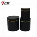 Black Round Hat Gift Boxes with Logo Hot Stamping 1
