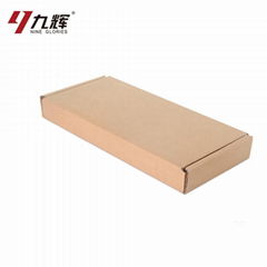 Custom Printed Brown Kraft Corrugated Shipping Packaging Box