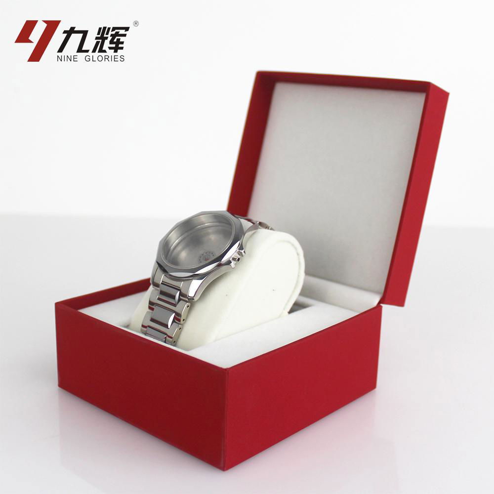 Custom Logo Hot Stamping Watch Packaging Paper Box 4