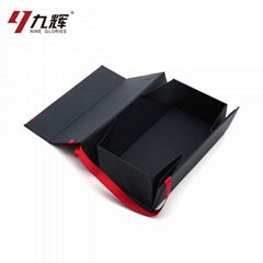 Wholesale Black One Piece Gift Packaging Folding Box