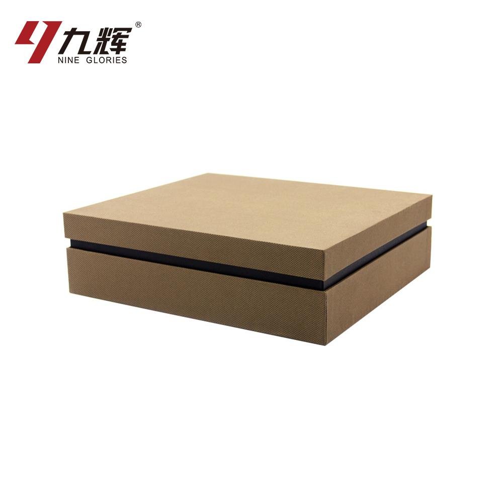 Wholesale Square Kraft Paper Gift Box With Lids 4