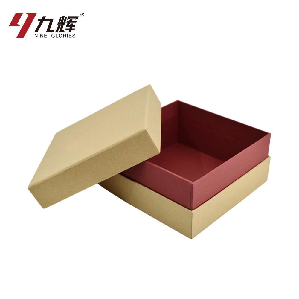 Wholesale Square Kraft Paper Gift Box With Lids