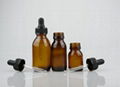 Amber Glass Syrup Bottle With 28mm Tamper Evident Cap 1