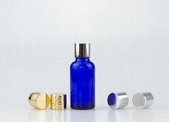 30ml Blue Glass Bottle With 18-415