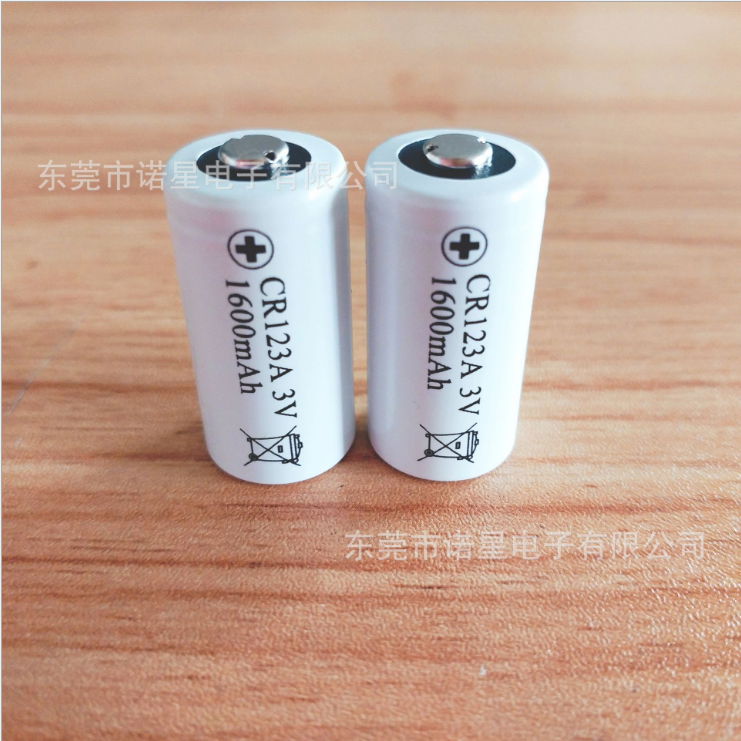 无线烟感CR123激光瞄准仪电池 1600mah 2