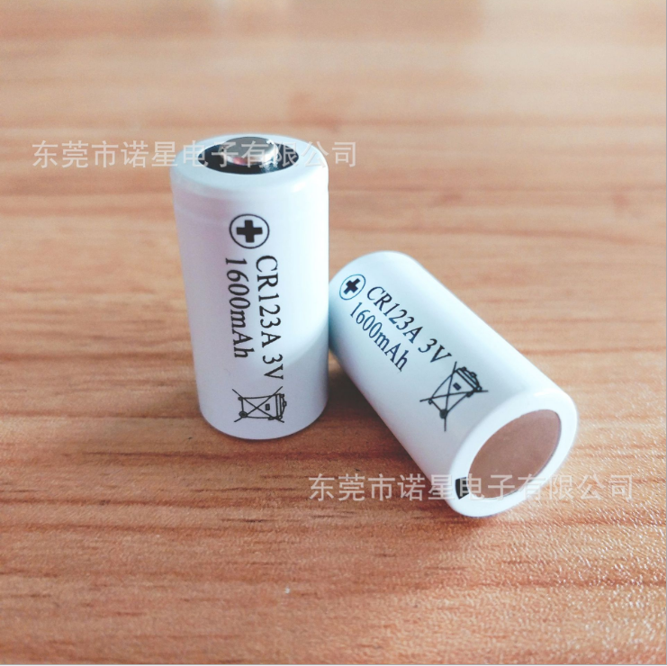 无线烟感CR123激光瞄准仪电池 1600mah 3