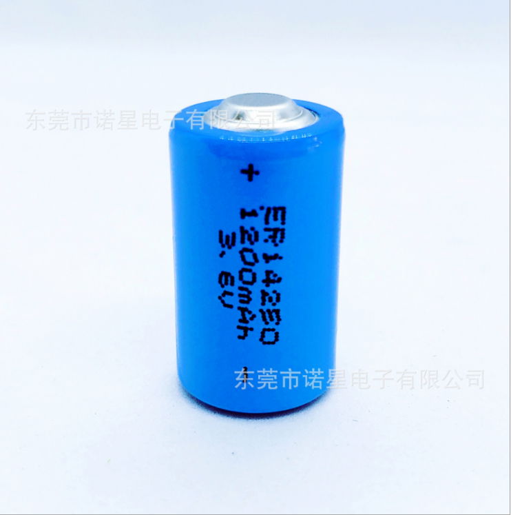 High capacity ER14250 lithium thionyl chloride battery 3