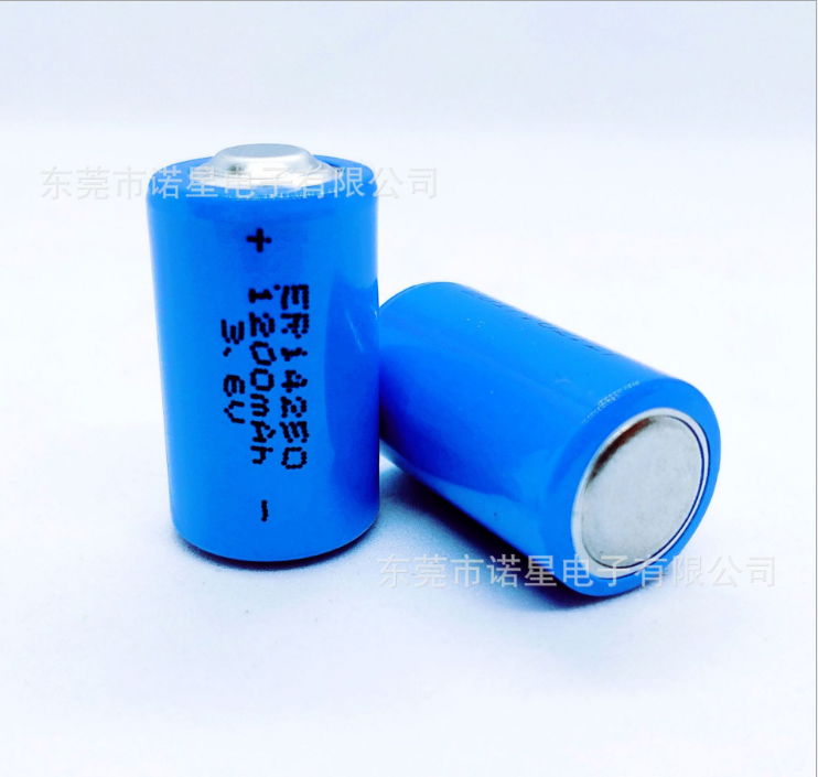 High capacity ER14250 lithium thionyl chloride battery 4