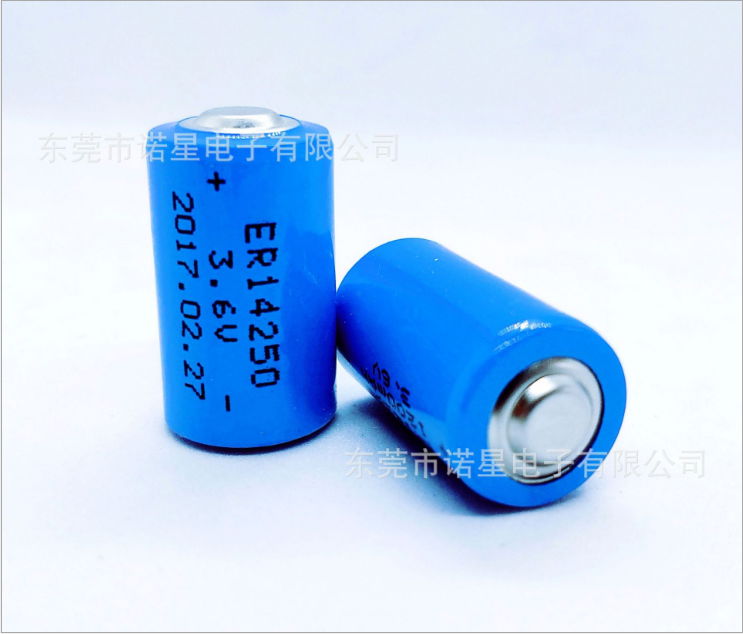 High capacity ER14250 lithium thionyl chloride battery 5