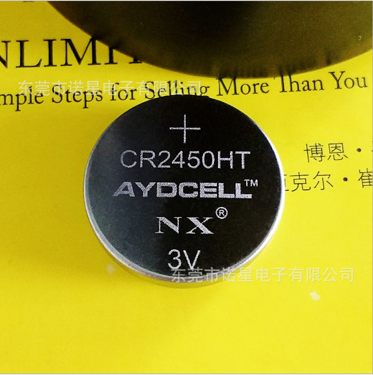 CR2450耐高温锂锰电池胎压检测系统电池 2
