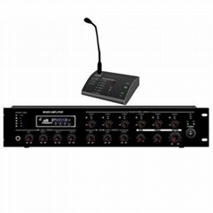 Mixer Amplifier With Paging MIC