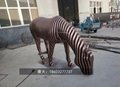 不锈钢镂空马雕塑广场镂空马雕塑 3