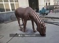 不锈钢镂空马雕塑广场镂空马雕塑 4
