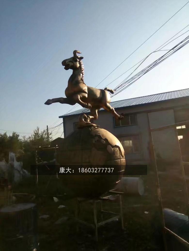不鏽鋼鏤空馬雕塑廣場鏤空馬雕塑 5