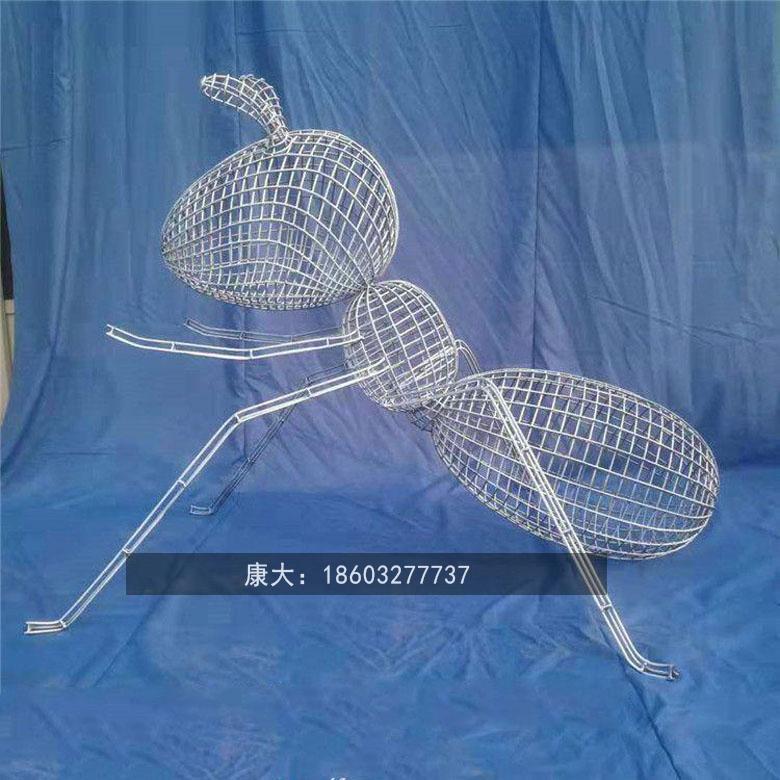 不鏽鋼公園小區廣場特色金屬動物雕塑小品裝飾 3