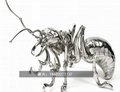 不锈钢蜜蜂雕塑 创意工艺品景观动物摆件 4