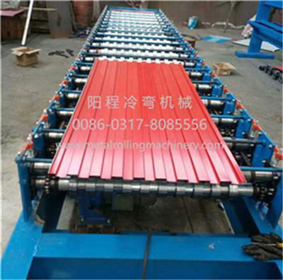 YC Metal Sheet Rolling Door Roll Forming Machine 2