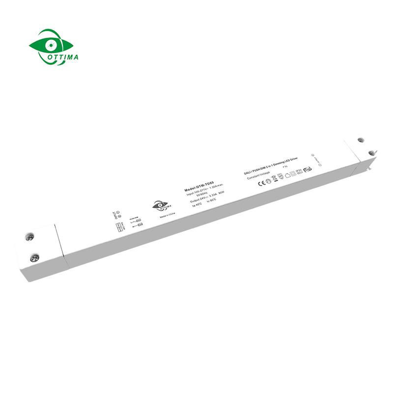 100w 12v slim CV DALI & PUSH dimmable waterproof LED driver 