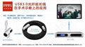 华光昱能USB3.0光纤延长线 带宽5G 即插即用 2