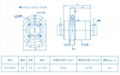 Original HIWIN Ball Screw End Cycle Nut R20-20S2-DFSH 3