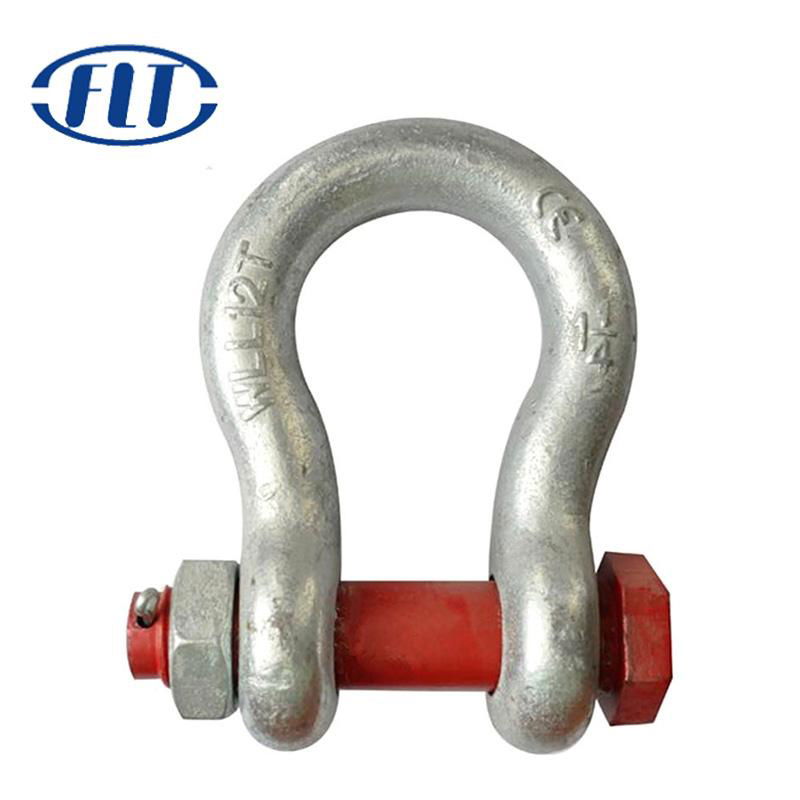 US Type Drop Forged Galvanized G2130 Bow Shackle 3